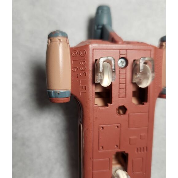 Star Wars Action Fleet Bantha W/ Tuscan Raider & Landspeeder Micro Machines 90s - Picture 11 of 11